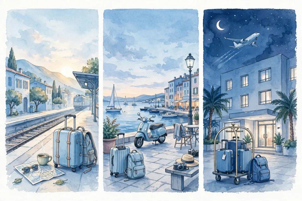 Buongiorno, buonasera, buonanotte: when to switch