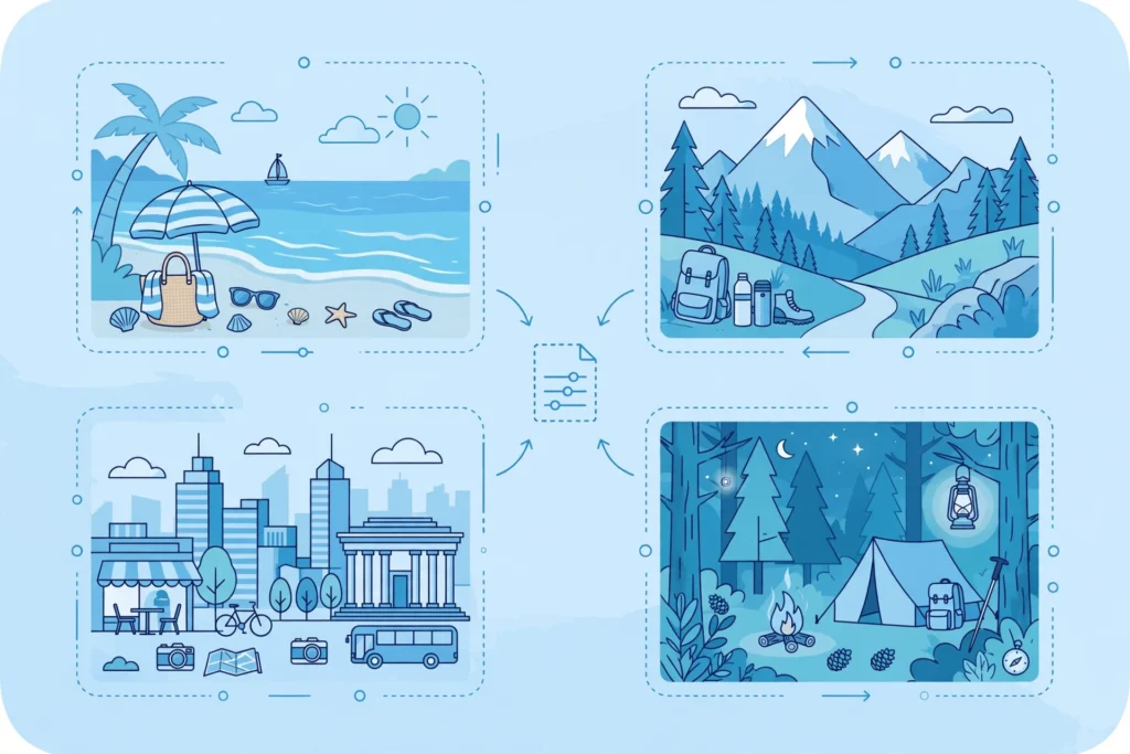 Adapting the Template for Different Trip Types