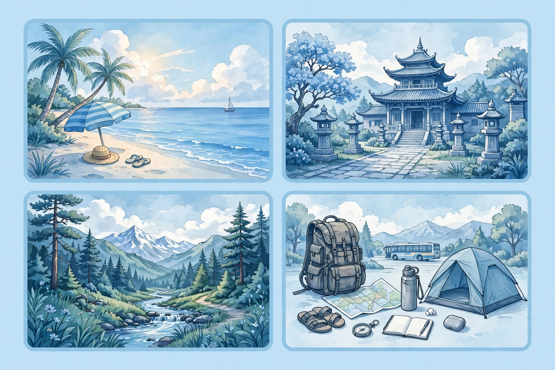 Pick by Beach, Culture, Nature, or Budget