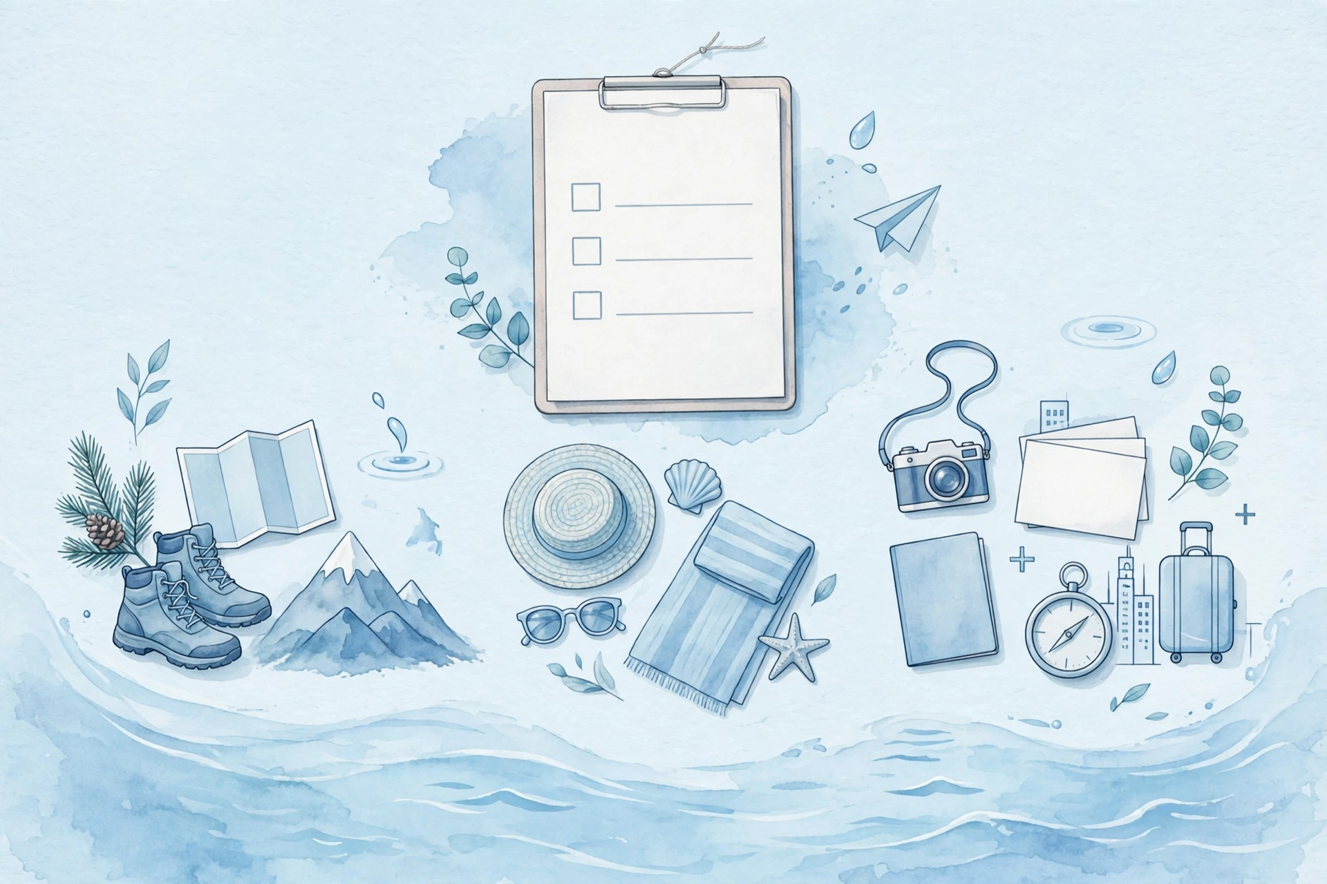 Collect without drowning: one list, three trip words