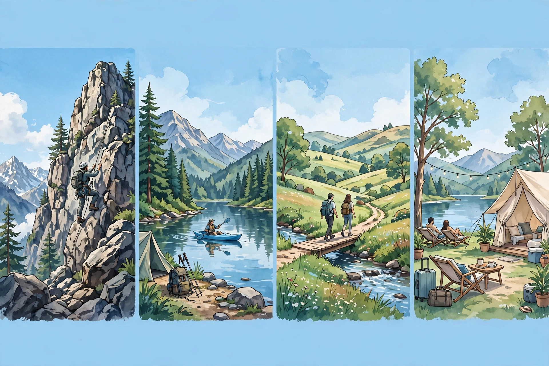 Adventure Experiences for Different Comfort Levels