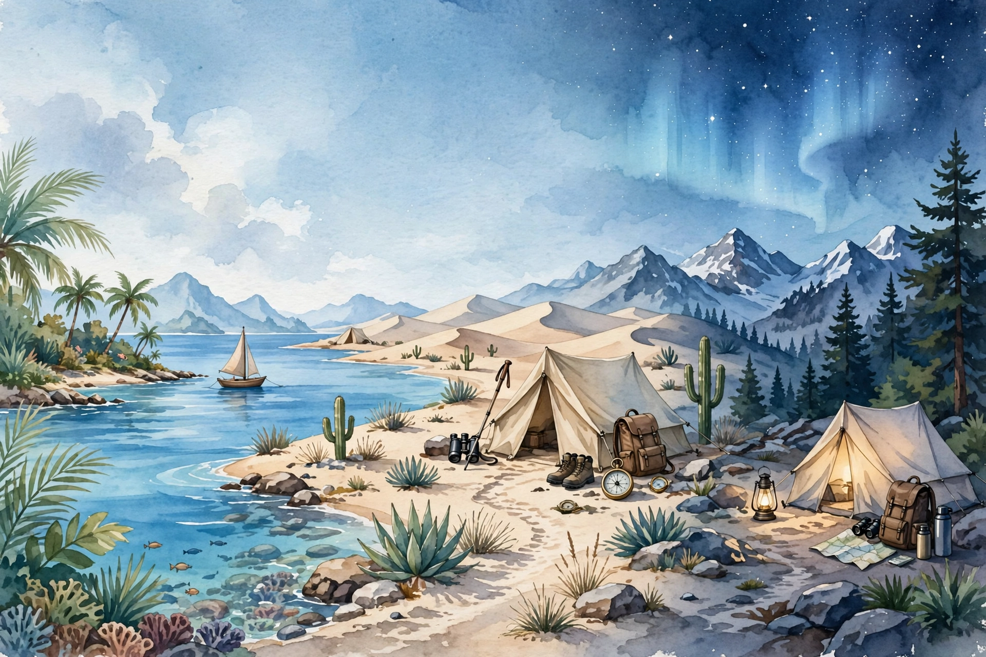 Quiet Wonders: Islands, Deserts, and Night Skies