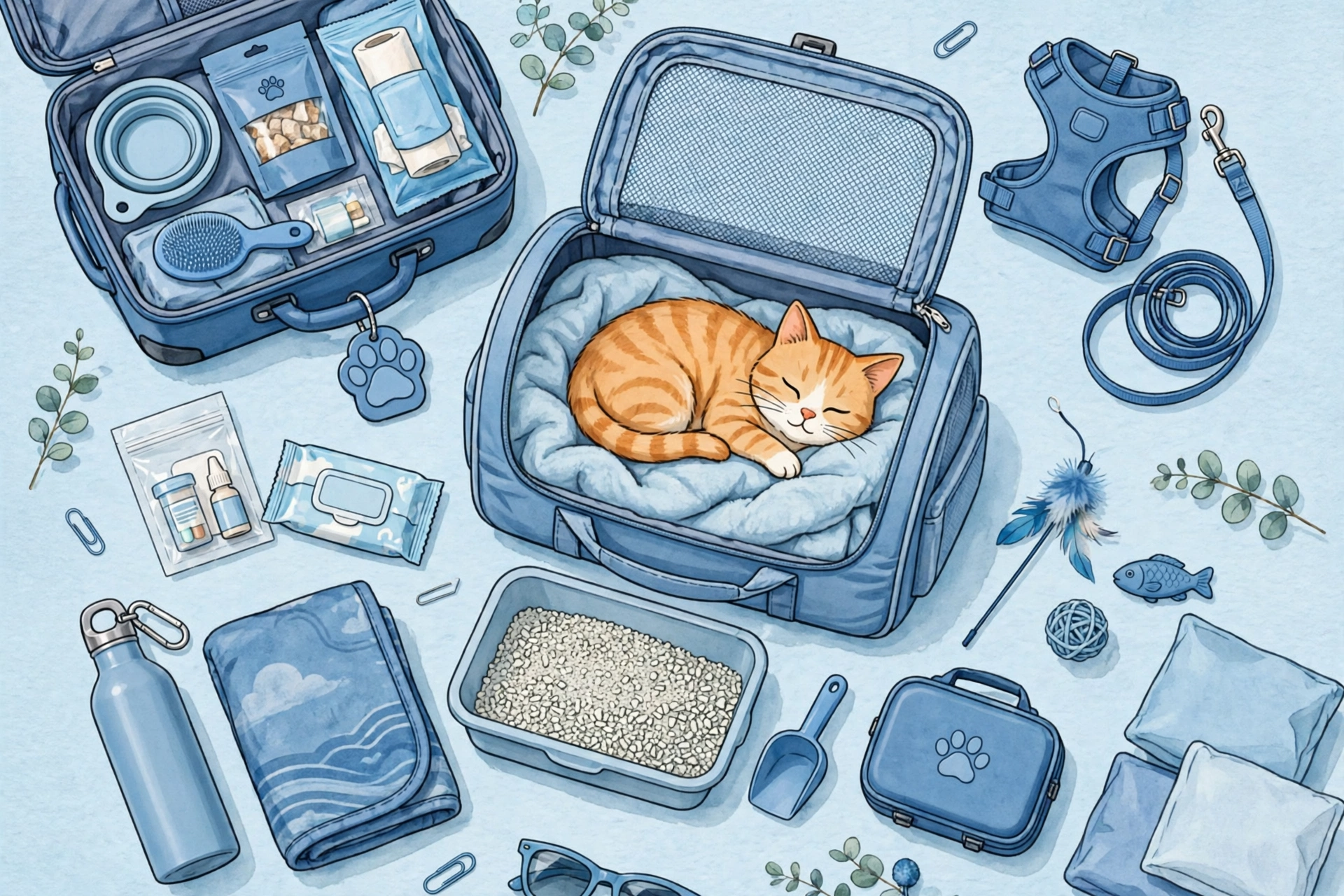 Packing Checklist for Traveling With a Cat