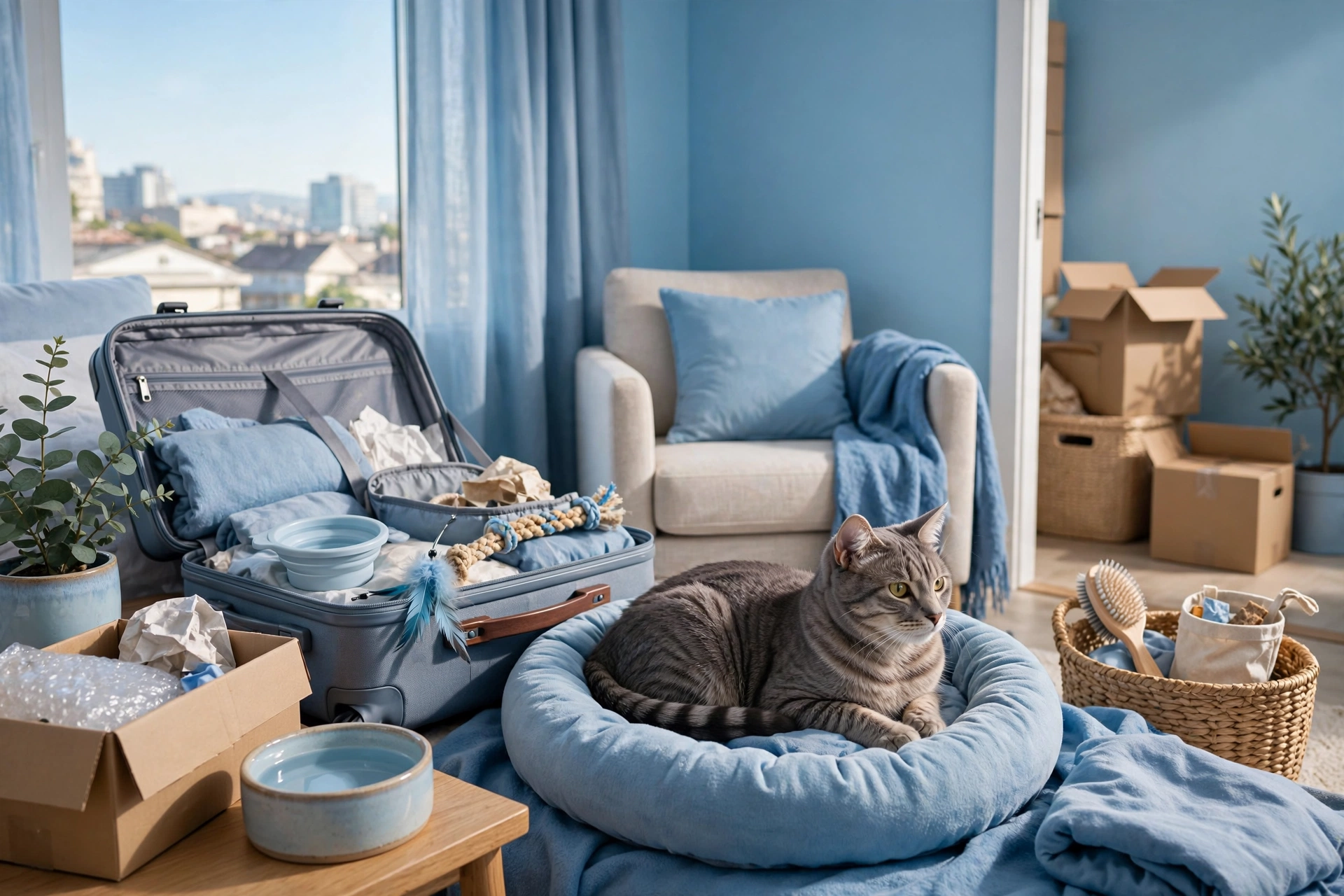 Settling Your Cat Into a Hotel, Rental, or New Home